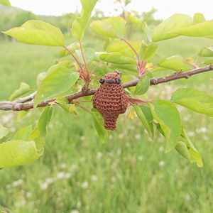 Feketerigó (tojó) kitűző  - ékszer - kitűző és bross - Meska.hu
