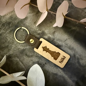 Egyedi, személyre szabott fa kulcstartó - mert minden királynő megérdemli a koronáját - táska & tok - kulcstartó & táskadísz - kulcstartó - Meska.hu