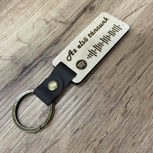Egyedi szöveggel és dallal kérhető Spotify kulcstartó - Meska.hu