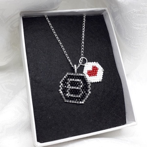 Monogram medál  - ékszer - nyaklánc - medálos nyaklánc - Meska.hu