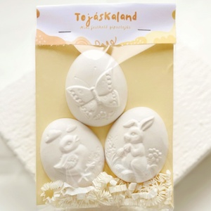 Tojáskaland - mini festhető gipsztojások - játék & sport - készségfejlesztő és logikai játék - oktató játékok - Meska.hu