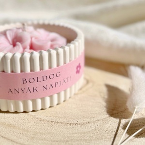 Anyák napi illatgyertya - otthon & életmód - gyertya, illat, aroma - gyertya - Meska.hu