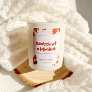 Kávészünet a lelkednek - Illatgyertya - otthon & életmód - gyertya, illat, aroma - gyertya - Meska.hu
