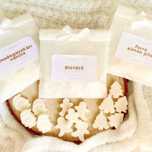 Karácsonyi illatviasz ajándékcsomag  választható párologtatóval - otthon & életmód - gyertya, illat, aroma - illatviasz - Meska.hu