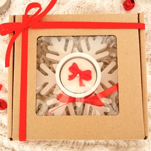 Karácsonyi mécsestartó ajándékcsomag - illatmécsessel - otthon & életmód - gyertya, illat, aroma - mécses és mécsestartó - Meska.hu