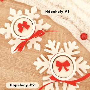 Karácsonyi mécsestartó ajándékcsomag - illatmécsessel - otthon & életmód - gyertya, illat, aroma - mécses és mécsestartó - Meska.hu