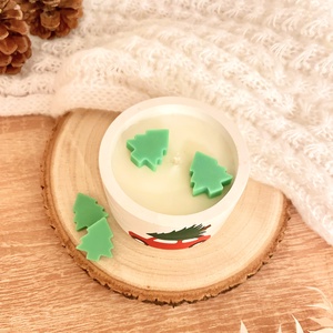 Karácsonyi autós szójaviasz gyertya  Forró almás pite illattal (100g) - otthon & életmód - gyertya, illat, aroma - gyertya - Meska.hu