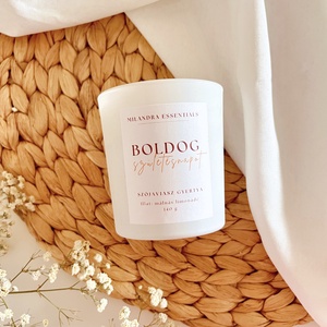 Születésnapi szójaviasz gyertya, Otthon & Életmód, Gyertya, illat, aroma, Gyertya, , MESKA