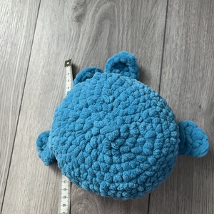 Új Egyedi 1db Kék/fehér horgolt zsenília blna - játék & sport - plüssállat & játékfigura - más figura - Meska.hu