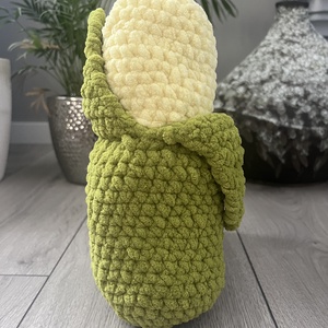 Új 1db egyedi horgolt kukorica plüss zsenília fonalból - játék & sport - plüssállat & játékfigura - plüss zöldség, gyümölcs - Meska.hu