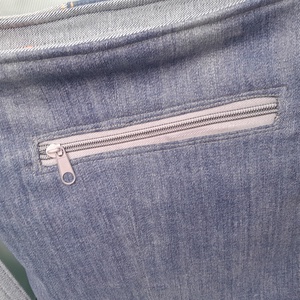 Farmertáska mezei virágos - táska & tok - kézitáska & válltáska - alkalmi táska - Meska.hu