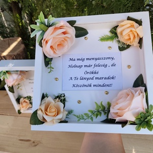 Szülőköszöntő k�pkeret - esküvő - emlék & ajándék - szülőköszöntő ajándék - Meska.hu