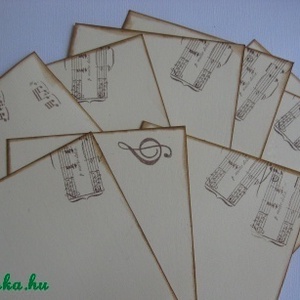 Zeneiskolásoknak, zenekedvelőknek - rendezvény-ajándék - zongora - emlékmegőrzés album - mindennapi feladatok - otthon & életmód - papír, írószer - album & fotóalbum - Meska.hu