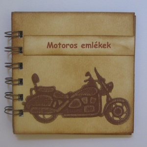 Motoros album - születésnapi ajándék - örök emlék - emlékmegőrző - rendezvények - találkozók - versenyek - otthon & életmód - papír, írószer - album & fotóalbum - Meska.hu
