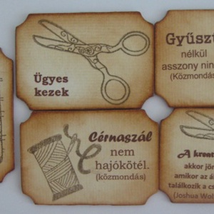 Ajándékötlet a varrást kedvelőknek  - az én hobbym - rendezvények , találkozók ajándéka - ezt varrtam - emlékalbum 2. - otthon & életmód - papír, írószer - album & fotóalbum - Meska.hu