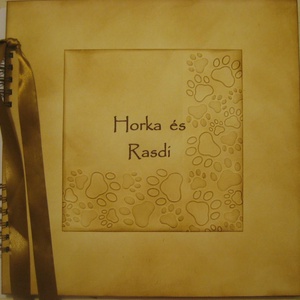 Album - az én kutyám  - örökbe fogadtuk - kettőnk élményei - egyedi termék - örök emlék - a legjobb barátom  , Otthon & Életmód, Papír, írószer, Album & Fotóalbum, Papírművészet, MESKA