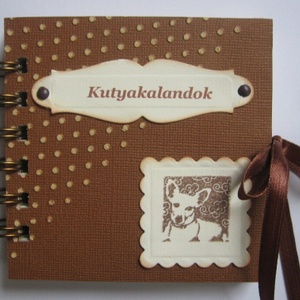 Album - az én kutyám  - örökbe fogadtuk - kettőnk élményei - egyedi termék - örök emlék - a legjobb barátom   - otthon & életmód - papír, írószer - album & fotóalbum - Meska.hu