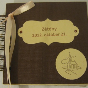 Keresztszülőknek - keresztszülőktől - babaszületés - 9 hónap eseményei - keresztelő - egyedi termék - örök emlék - baba  - otthon & életmód - papír, írószer - album & fotóalbum - Meska.hu