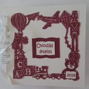 Az én mackóm - Óvodás lettem  - Mackócsoport - babaszületés - óvónéninek - örök emlék - gyermekkori emlékek -maciversek2 - otthon & életmód - papír, írószer - album & fotóalbum - Meska.hu