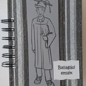Ballagási emlékalbum - diplomaátadás - pénzajándék-zseb - jókívánságkönyv - egyedi termék - örök emlék  -  fiam-unokám - Meska.hu