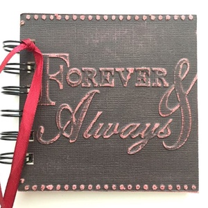 Ajándékozz emléket! - Forever always - Jókívánságkönyv - esküvő -  Valentin nap - emlékmegőrző album - örök emlék egyedi, Esküvő, Emlék & Ajándék, Album & Fotóalbum, Papírművészet, MESKA
