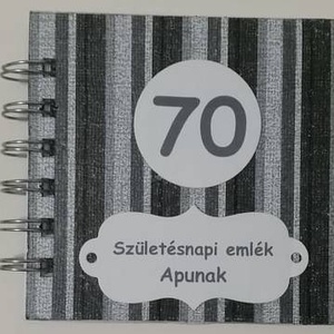 Vőlegény album - legénybúcsú - születésnap -emlék apának - szülőköszöntő album - nyakkendő - férfi - örök emlék - egyedi - otthon & életmód - papír, írószer - album & fotóalbum - Meska.hu