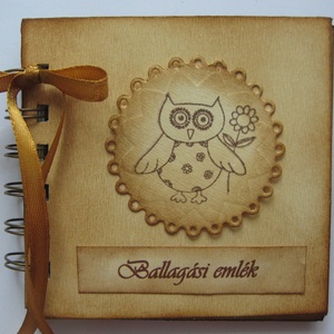 Ajándékozz emléket! - album  (napló)-  ballagás - útravaló gondolatok - bagolykedvelőknek - csoportajándék - emlékalbum - otthon & életmód - papír, írószer - album & fotóalbum - Meska.hu