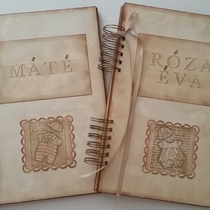 Emlék a jövőnek - Babaalbum - babaszületés - keresztelő - keresztszülők - egyedi termék-örök emlék - kisbabánk született - otthon & életmód - papír, írószer - album & fotóalbum - Meska.hu