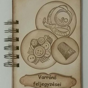 Ballagás  - emlékmegőrző album - varrónő leszek - útravaló üzenetek, jókívánságok gyermekednek - emlék a jövőnek - otthon & életmód - papír, írószer - album & fotóalbum - Meska.hu