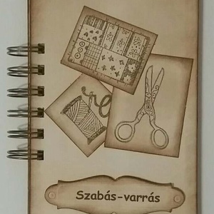 Ballagás  - emlékmegőrző album - varrónő leszek - útravaló üzenetek, jókívánságok gyermekednek - emlék a jövőnek, Otthon & Életmód, Papír, írószer, Album & Fotóalbum, Papírművészet, MESKA