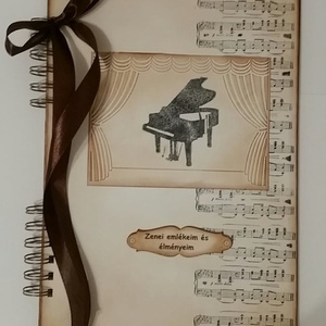 Kotta - ének -  zenekedvelőknek , zenetanároknak - album - zeneiskolás vagyok - csoportajándék - emlékmegőrzés -fellépés - otthon & életmód - papír, írószer - album & fotóalbum - Meska.hu