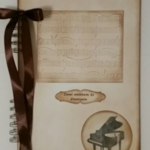 Kotta - ének -  zenekedvelőknek , zenetanároknak - album - zeneiskolás vagyok - csoportajándék - emlékmegőrzés -fellépés - otthon & életmód - papír, írószer - album & fotóalbum - Meska.hu