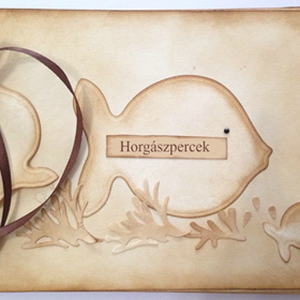 Emlékmegőrző - Horgásztanya - Kifogtam a nagy halat - élmények, horgászversenyek - fényképek, halas receptek, Otthon & Életmód, Papír, írószer, Album & Fotóalbum, Papírművészet, MESKA