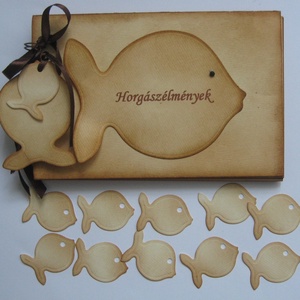Emlékmegőrző - Horgásztanya - Kifogtam a nagy halat - élmények, horgászversenyek - fényképek, halas receptek - otthon & életmód - papír, írószer - album & fotóalbum - Meska.hu