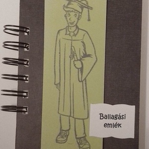 Ballagási emlékalbum - diplomaátadás - jókívánságkönyv - emlékek és élmények - emlék a jövőnek - barátok gondolatai , Otthon & Életmód, Papír, írószer, Album & Fotóalbum, Papírművészet, MESKA