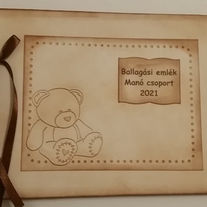Óvodás emlékeim - Manó csoport - óvónéni - ballagási album - csoportajándék - búcsúajándék - örök emlék- jó volt itt ..., Otthon & Életmód, Papír írószer, Album & Fotóalbum, Papírművészet, MESKA