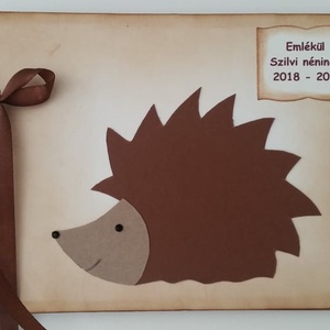 Óvodás emlékeim - Süni csoport - óvónéni - ballagási album - csoportajándék - búcsúajándék - örök emlék- jó volt itt ., Otthon & Életmód, Papír írószer, Album & Fotóalbum, Papírművészet, MESKA