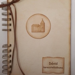 Keresztelő album  - elsőáldozás - bérmálkozás - babaszületés - keresztszülők ajándéka - imakönyv - hála - hittanóra - otthon & életmód - papír, írószer - album & fotóalbum - Meska.hu
