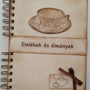 Album a teázást kedvelőknek - Teázás a barátnőmmel - teadélutánok - teázási szokások - teafélék - emlékmegőrzés -egyedi, Otthon & Lakás, Papír írószer, Album & Fotóalbum, Papírművészet, MESKA