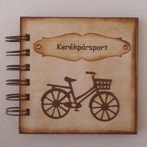 Kerékpársport - Biciklis album - kerékpárverseny - kerékpártúra - családi kirándulás - születésnap - emlékmegőrző , Otthon & Lakás, Papír írószer, Album & Fotóalbum, Papírművészet, MESKA