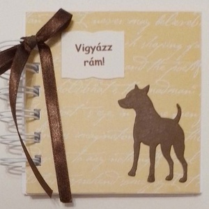Vigyázz rám! Barátom - Emlékmegőrzőalbum  -  kutyatulajdonosok - rendezvény- és csoportajándék - kutyamenhely - egyedi, Otthon & Életmód, Papír, írószer, Album & Fotóalbum, Papírművészet, MESKA