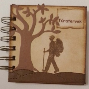 Túratervek - kirándulások - természetjárás  - élményírás - rendezvény - és versenyajándék - örök emlék -egyedi termék, Otthon & Életmód, Papír, írószer, Album & Fotóalbum, Papírművészet, MESKA