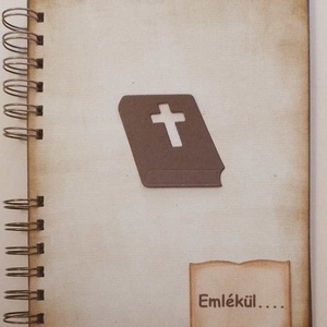 Emlékmegőrző  album - vallás - egyházi - bibliai - idézetek - gondolatok - imák - keresztelő - esküvő - bérmálás -emlék  - otthon & életmód - papír, írószer - album & fotóalbum - Meska.hu