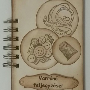 Ajándékötlet a varrást kedvelőknek  - foltvarrás -patwork- emléklap - rendezvény - találkozó - kiállítás ajándéka  2 - otthon & életmód - papír, írószer - album & fotóalbum - Meska.hu