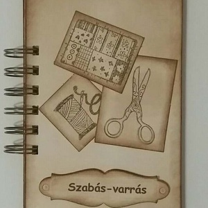 Ajándékötlet a varrást kedvelőknek  - foltvarrás -patwork- emléklap - rendezvény - találkozó - kiállítás ajándéka  2 - otthon & életmód - papír, írószer - album & fotóalbum - Meska.hu