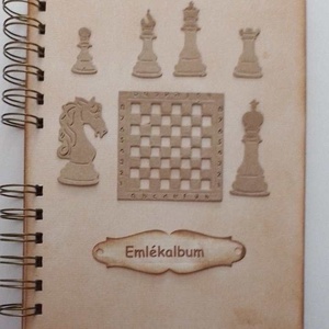 Sakkparti - sakkverseny - csoportajándék - emlékírás - élménybeszámoló - rendezvényfotó -emlékmegőrzőalbum-egyediajándék, Otthon & Életmód, Papír, írószer, Album & Fotóalbum, Papírművészet, MESKA
