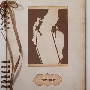 Hegymászók kalandos útjai - tervek-célkitűzések - csúcsteljesítmények - emlékírás - egyedi ajándék-emlékmegőrző album 2, Otthon & Életmód, Papír írószer, Album & Fotóalbum, Papírművészet, MESKA