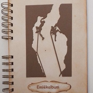 Hegymászók kalandos útjai - tervek-célkitűzések - csúcsteljesítmények - emlékírás - egyedi ajándék-emlékmegőrző album - , Otthon & Életmód, Papír, írószer, Album & Fotóalbum, Papírművészet, MESKA