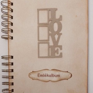 LOVE  album szívcsokorral - eljegyzés - évforduló -esküvő - Valentin - emlékírás - élménybeszámoló - egyedi - örök emlék - otthon & életmód - papír, írószer - album & fotóalbum - Meska.hu