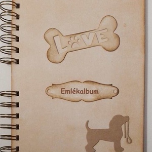 Az én kutyám - kutyatulajdonosoknak - kutyakedvelőknek - együtt töltött pillanatok - örök emlék - emlékmegőrző album 2. - otthon & életmód - papír, írószer - album & fotóalbum - Meska.hu